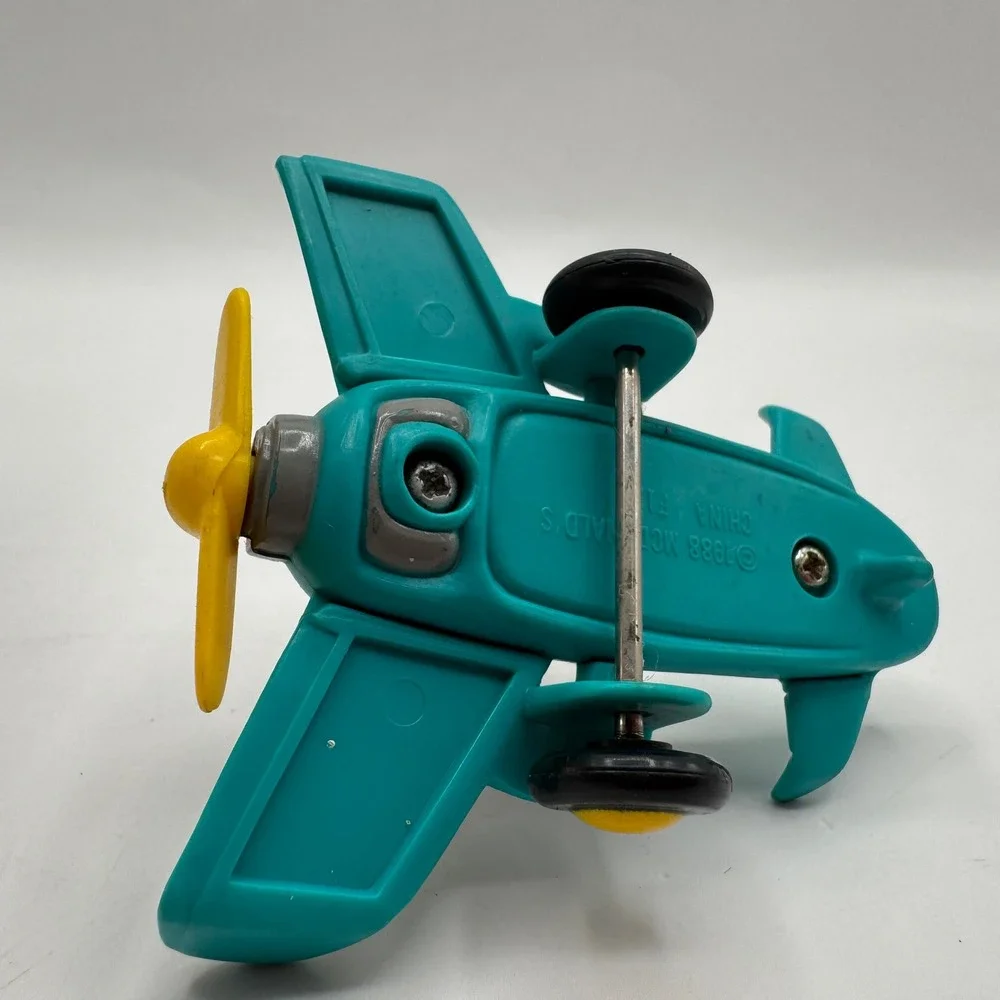 McDonalds Mac Tonight Happy Meal Toy Lot Kids Vintage 1988 Plane Jeep Jet Ski‎